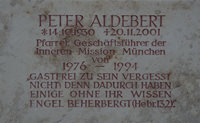 Bilder, Fotos von München Gedenktafel - Aldebert Peter Gedenktafel - Aldebert Peter - Gedenktafel - Aldebert Peter (2013)