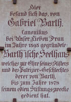 Bilder, Fotos von München Gedenktafel - Barthsches Seelhaus Gedenktafel - Barthsches Seelhaus - Gedenktafel - Barthsches Seelhaus ()