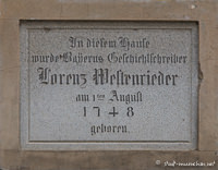 Bilder, Fotos von München Gedenktafel - Westenrieder Gedenktafel - Westenrieder - Gedenktafel - Westenrieder (2015)