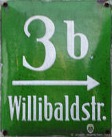 Hausnummer - WillibaldstraÃe